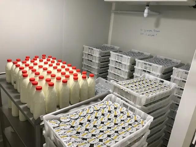 Chambre chaude pleine de produits