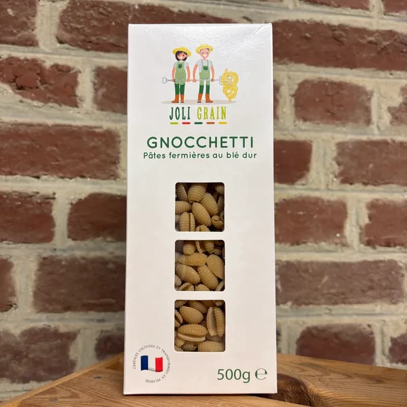 PATES GNOCCHETTI JOLI GRAIN - yaourt fermier Mam'zelle Popinette