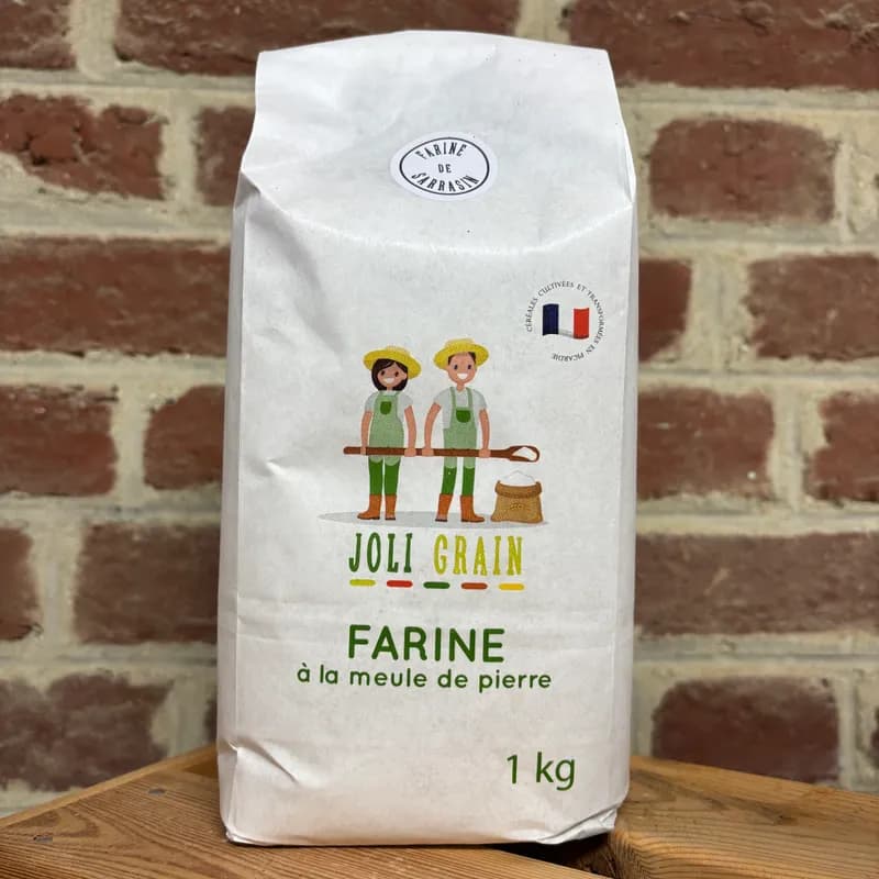 FARINE DE SARRASIN JOLI GRAIN - yaourt fermier Mam'zelle Popinette