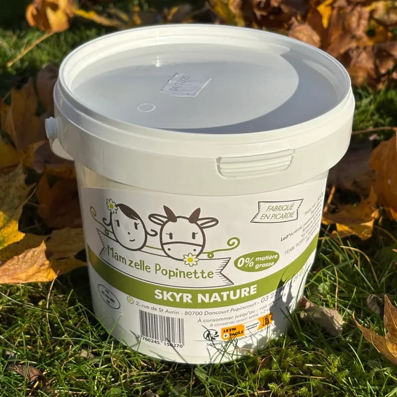 SKYR NATURE - yaourt fermier Mam'zelle Popinette